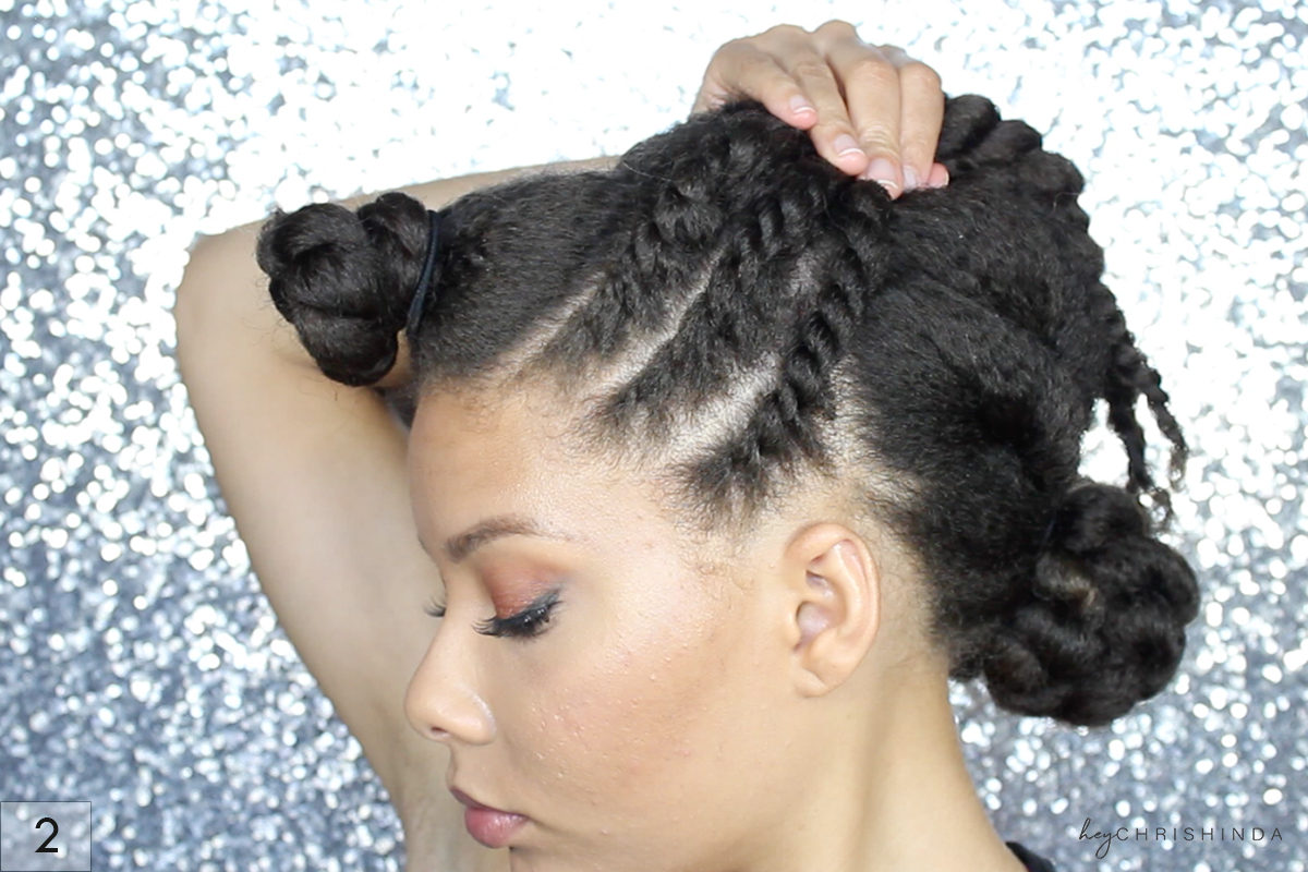 Gorgeous Natural Hair Flat Twist Updo Hey Chrishinda