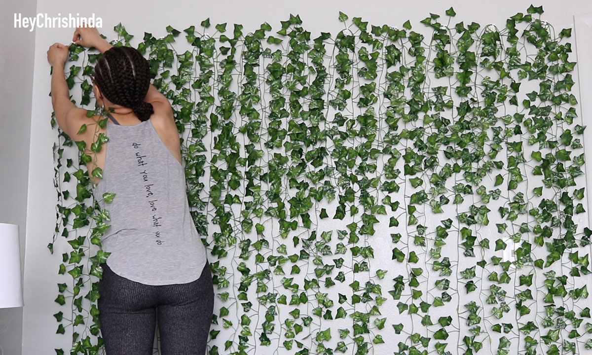 faux vine wall