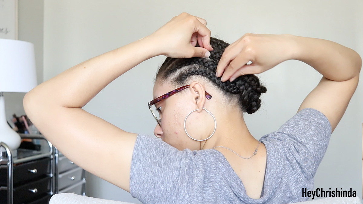 Sewing Down Long Hair for Crochet Braids - Crochet Braid Pattern