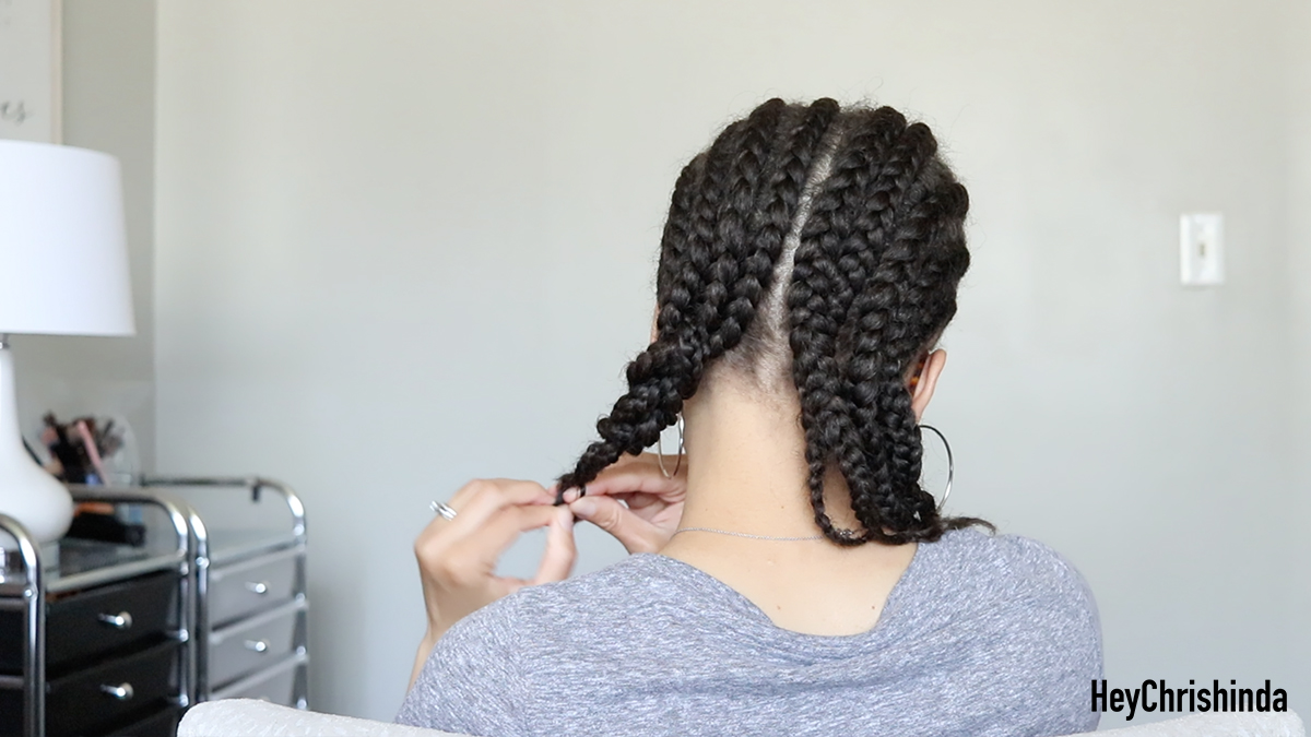 Sewing Down Long Hair for Crochet Braids - Crochet Braid Pattern for Long  Hair