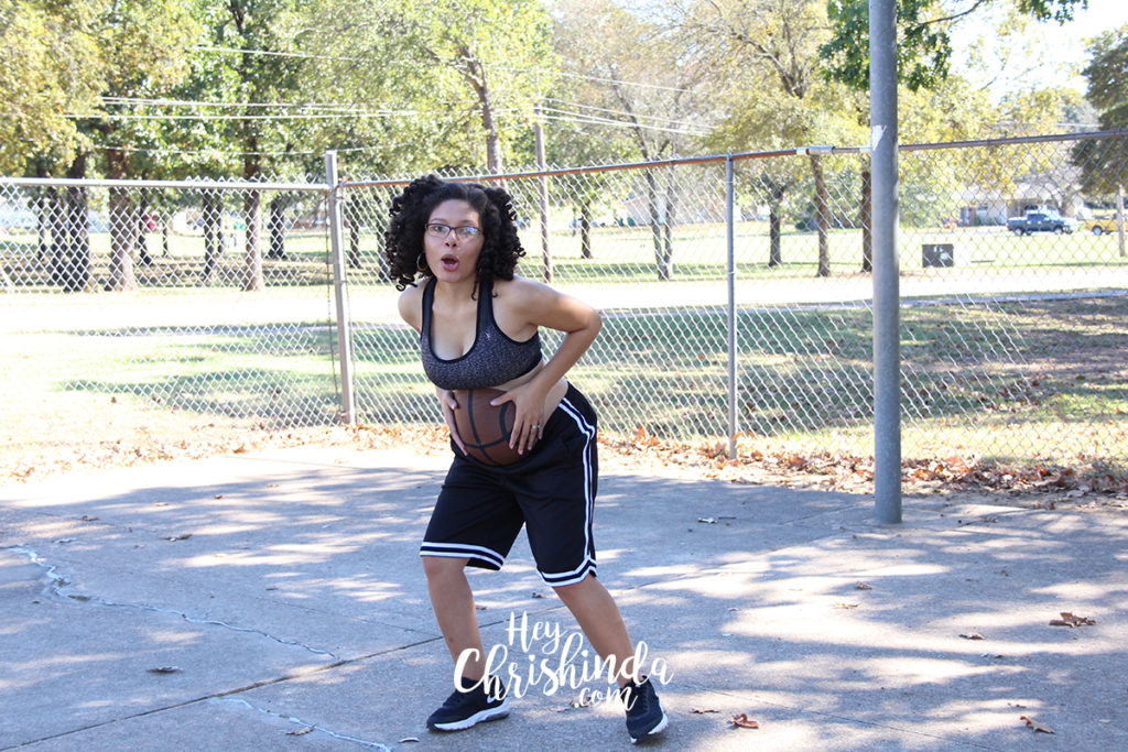 Basketball Belly Maternity Pictures