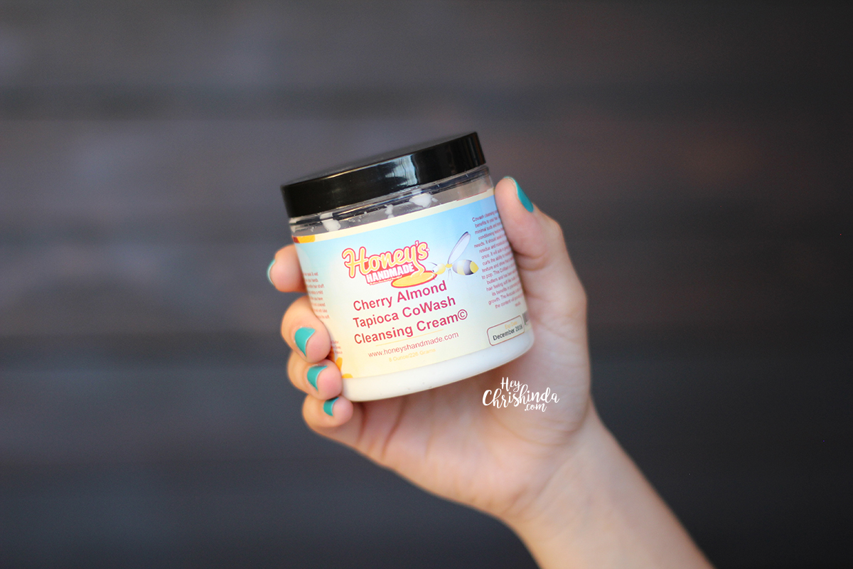 honeys handmade product review - Cherry Almond Tapioca Cowash Cleansing Cream