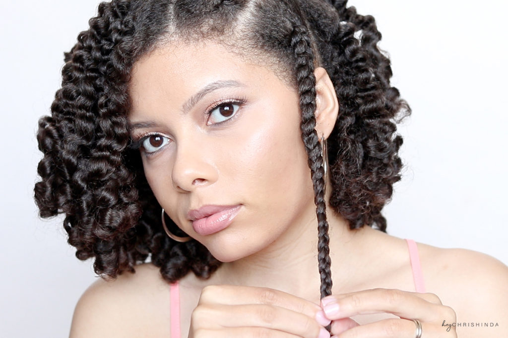 How to Get a Perfectly Defined Braid Out | Hey Chrishinda