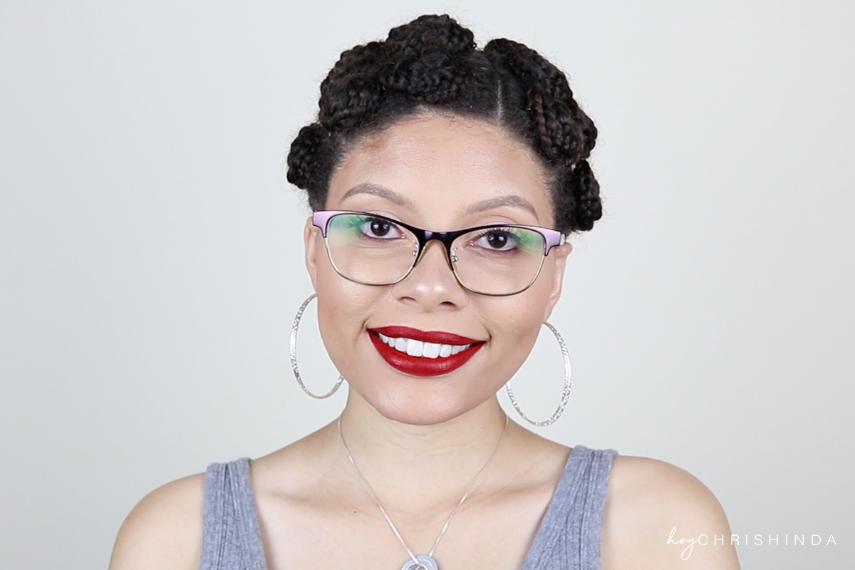 Simple Natural Hairstyle, Braided Pin Curls