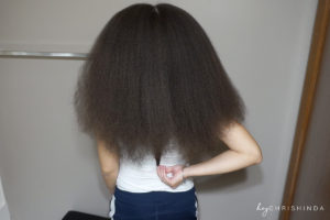 blowout on natural hair