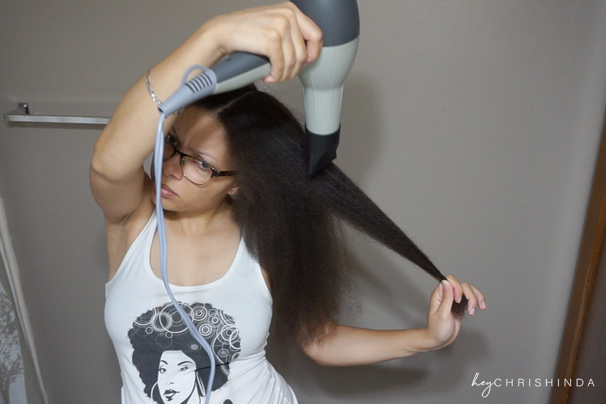 How to Safely Blow Out Your Natural Hair