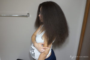 blowout on natural hair