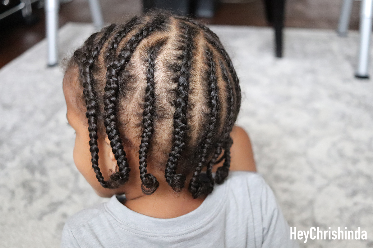 Biracial hair care routine for kids