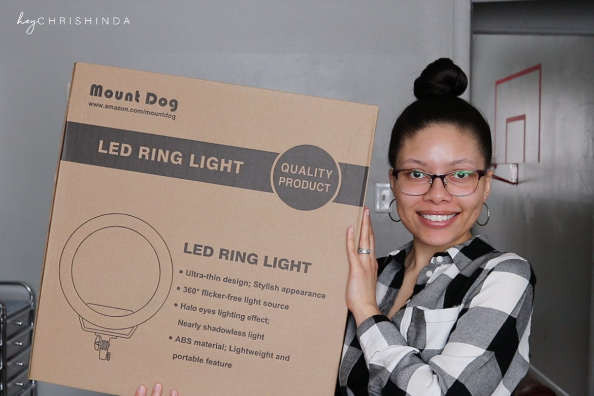 16 inch ring light - unboxing