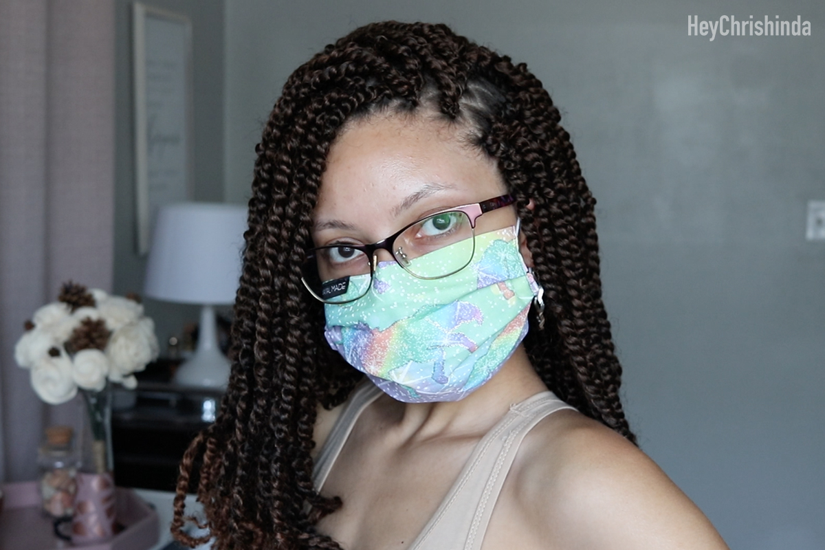 black owned business selling face masks - Maraval made