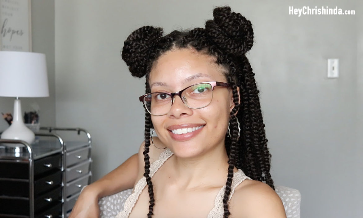 Ways to style crochet braids - crochet spring twists