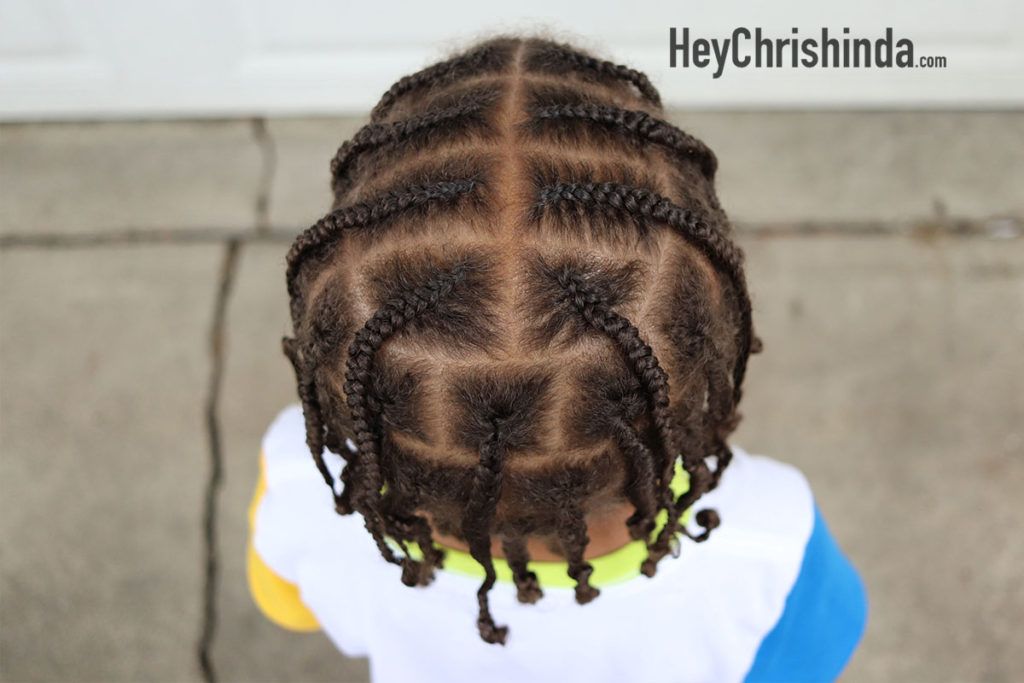 black toddler boy braids