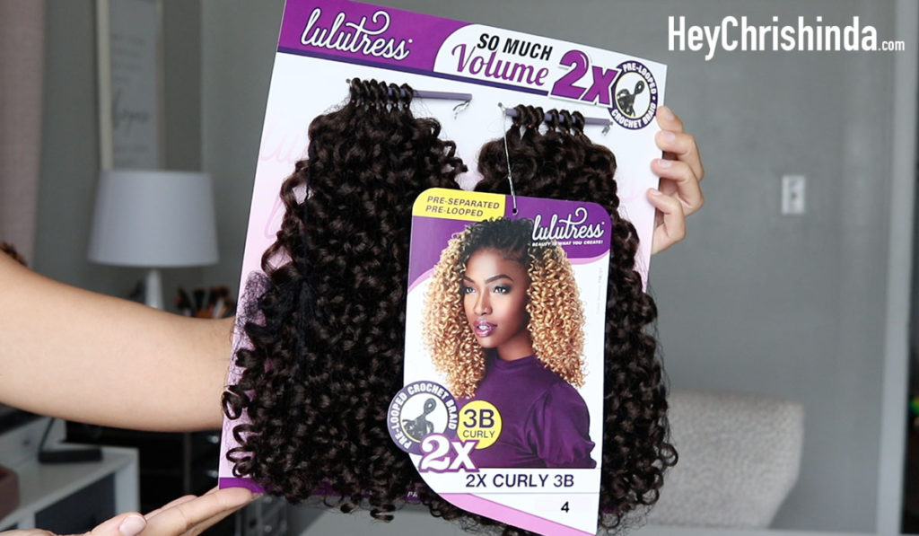 Lulutress 2x Curly 3b Crochet Hair | Hey Chrishinda