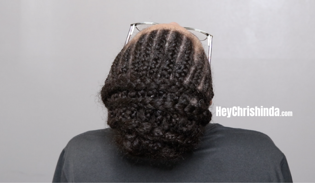 Crochet braid pattern for long thick hair