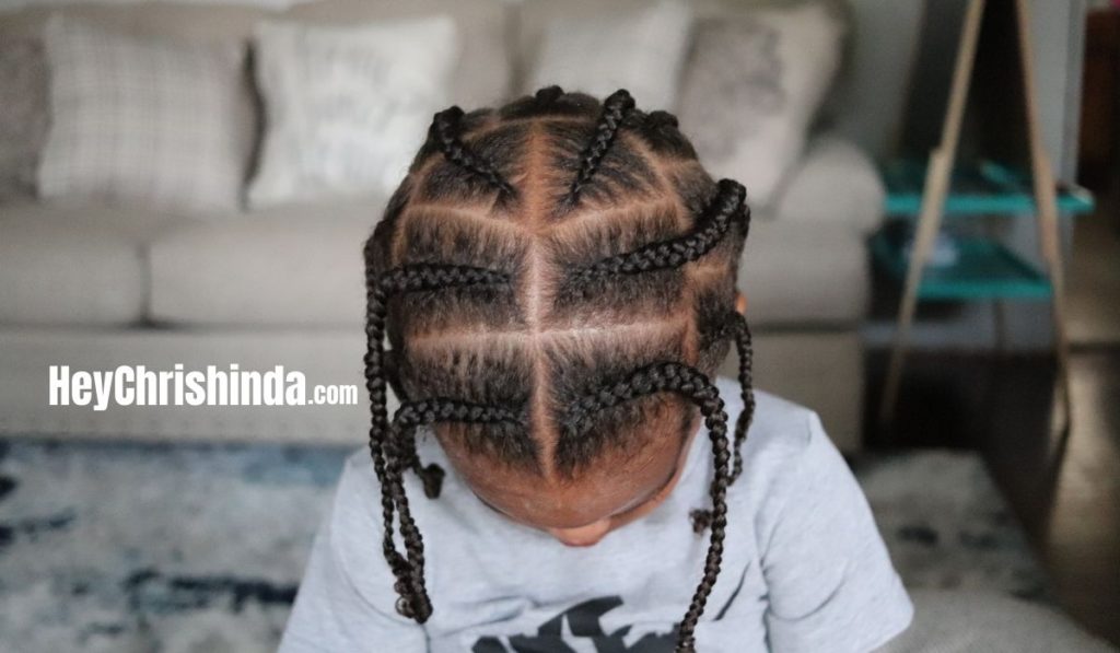 Toddler boy braids - boy braids - little boy braids - little black boy braids